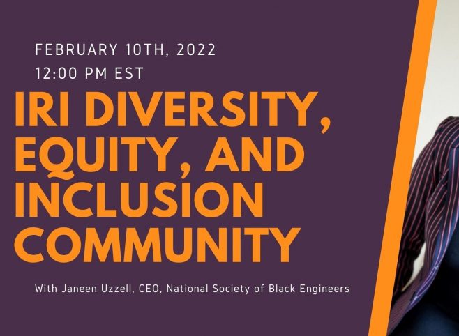 IRI DEI Community Thought Leader Interview – Janeen Uzzell, National Society of Black Engineers