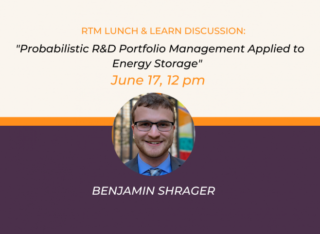 RTM Lunch & Learn Discussion with Benjamin Shrager