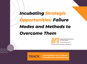 TRACK Workshop: Incubating Strategic Opportunities: Failure Modes and Methods to Overcome them